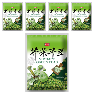 盛香珍 芥茉青豆, 240g, 5包