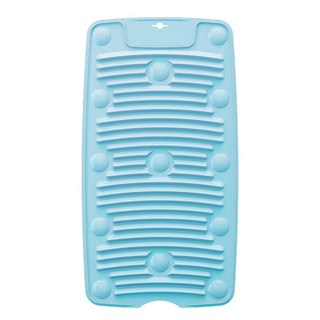 居家家 可折疊凹凸波浪搓洗衣板 PVC材質 真空吸盤強力固定 紫/藍/粉/灰, 顏色隨機, 1個