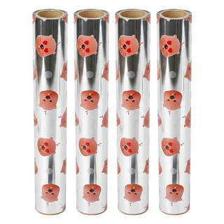 ZANMANG LOOPY 殘暴路飛 捲筒包裝紙, 4個, 圓點 銀色