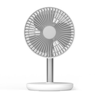 오아 턴에어PRO 무선 탁상용 무소음 회전 미니 선풍기, OFN-061WH, 화이트