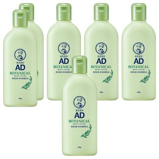 MENTHOLATUM 曼秀雷敦 AD高效抗乾草本修護乳液，深層滋潤，舒緩乾燥，迅速吸收, 200g, 6瓶