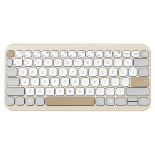 ASUS 華碩 Marshmallow 無線鍵盤 原廠保固, 製造軸, KW100, 燕麥棕