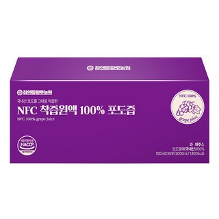 Htfarm NFC葡萄果汁隨身包, 100ml, 30包