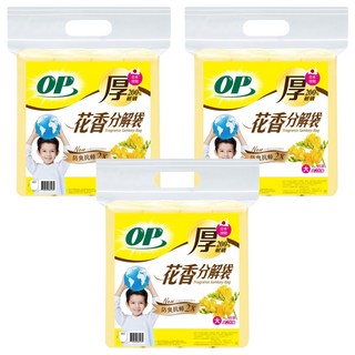 OP 花香分解袋 加厚加量 大(65 x 70cm) 英國梨小蒼蘭, 45L, 3包