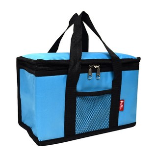 防潑水亮彩保溫保冰袋 一般款 6L, 藍色, 1個