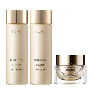 IOPE 艾諾碧 時光金鑰緻顏基礎保養3件組，保濕抗皺，提升肌膚彈性，打造健康光澤美肌, 1組