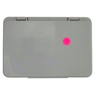 Shachihata 寫吉達 油性印台 HGN-3, 墨面尺寸106x67mm, 紅色, 1個