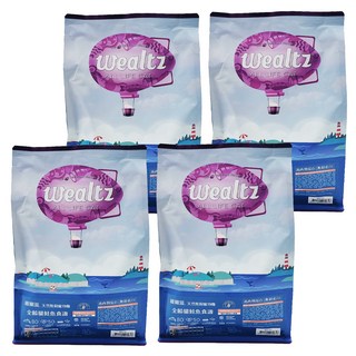 Wealtz 維爾滋 全齡貓 天然無穀寵物乾糧, 300g, 4包, 鮭魚