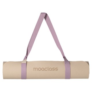 moaclass TPE雙面瑜珈墊, 米棕色, 1個
