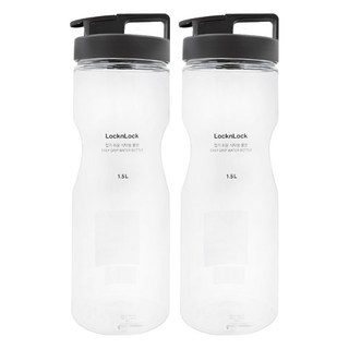 LocknLock 樂扣樂扣 PET冷水壺, 灰色, 1.5L, 2個
