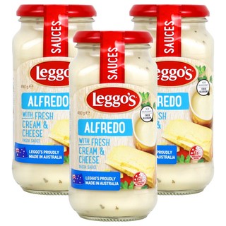 Leggo's Alfredo鮮奶油起司義大利麵醬, 490g, 3個