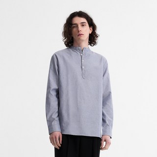 JHSTYLE 男士牛津亨利領襯衫 JMROK166