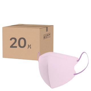 JIUJIU 親親 醫療口罩(未滅菌) 3D成人立體醫用口罩, 淡紫芋粉, 2包, 10片