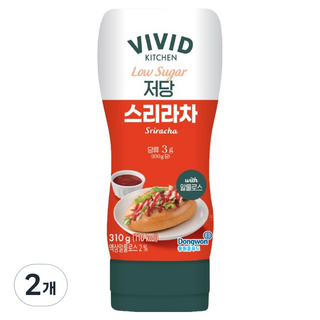 VIVID KITCHEN 低糖是拉差醬, 310g, 2個