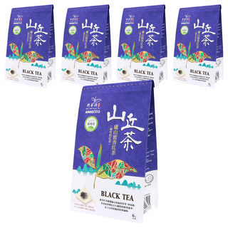 AWAStea 阿華師 廬山蜜香紅茶 100%臺灣茶, 5g, 6包, 5袋