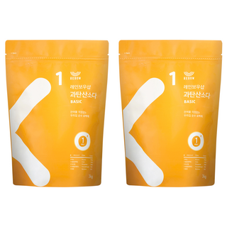 레인보우샵 과탄산소다 베이직 리필, 3kg, 2개