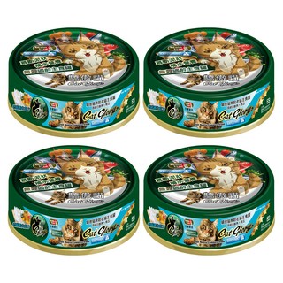 Cat Glory 驕傲貓 無穀老貓主食罐 南瓜鮪魚口味, 頂級白鮪魚 + 南瓜, 85g, 4罐