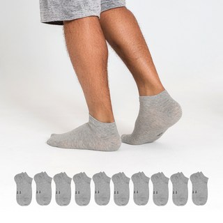 A-ONE 男性實惠款素色帆船襪 10雙