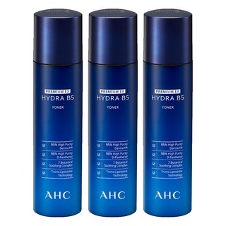 AHC 瞬效保濕B5微導化妝水, 140ml, 3瓶