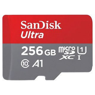 SanDisk 晟碟 Ultra microSDXC UHS-I A1 高速讀取記憶卡, 256GB, 1個