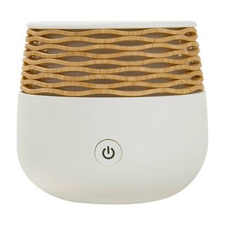 LifeShopping 超音波精油香氛水氧機 30ml水容量 尺寸88x80mm, CAAD0050S2, 珍珠白