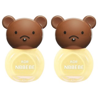 Nbbebe 兒童用指甲油, 奶油檸檬, 2個