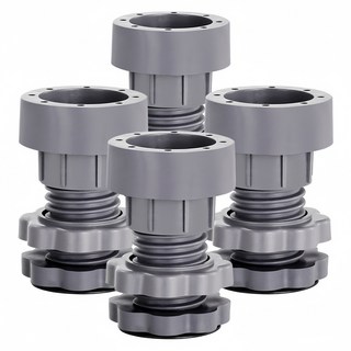 ADUNE 洗衣機高度調節支架, 4個, 灰色