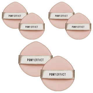 Pony Effect Edge Touch 麵團泡芙, 粉色, 6個