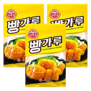 [오뚜기] 빵가루, 1kg, 3개