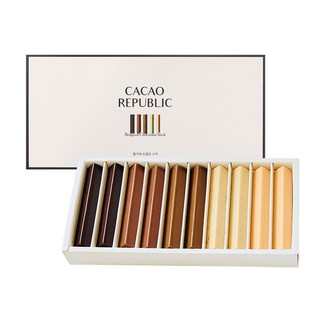카카오리퍼블릭 벨기에 초콜릿 스틱 10구 선물세트, 140g, 1개