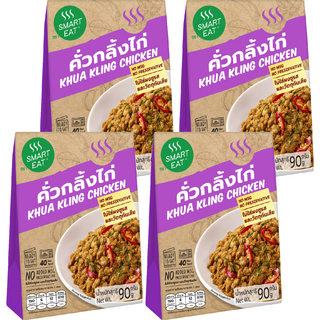 SMART EAT 泰南乾咖哩雞肉即食包, 90g, 4盒