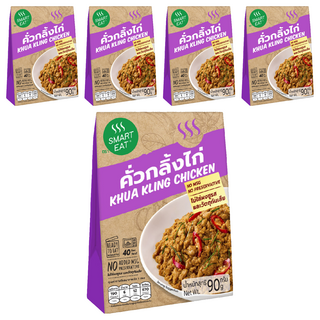 SMART EAT 泰南乾咖哩雞肉即食包, 90g, 5盒