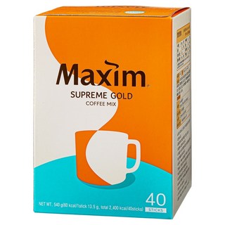 맥심 슈프림 골드 커피믹스, 13.5g, 40개입, 1개