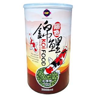 UP AQUA 雅柏 揚色錦鯉飼料 大粒 E-641-L, 1個, 3000ml