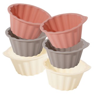 아띠래빗 쏙쏙 실리콘 머핀틀 6개, 1세트