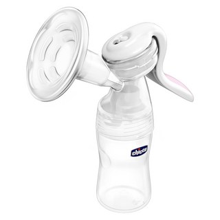 Chicco 舒適哺乳手動吸乳器, 透明, 1入