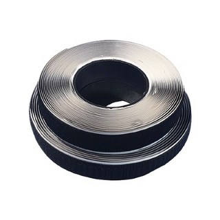 LIENO 黑色魔鬼氈 25mm x 10M 雙面套裝, 1捲