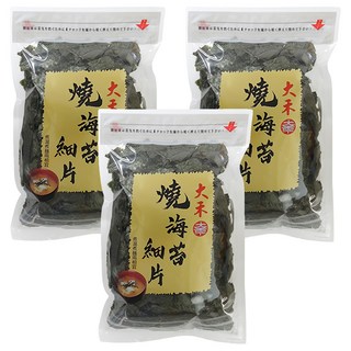 大禾 燒海苔細片, 口感酥脆, 香氣四溢, 人氣下午茶首選零食, 50g, 3包