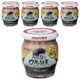 磯島 減鹽海苔佃煮 145g, 5罐