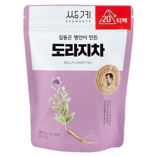 쌍계명차 김동곤 명인이 만든 도라지차, 1g, 20개입, 1개