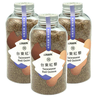 山海經脈 台東紅藜 原住民早期傳統作物 堅持不用化學肥料、農藥, 230g, 3罐