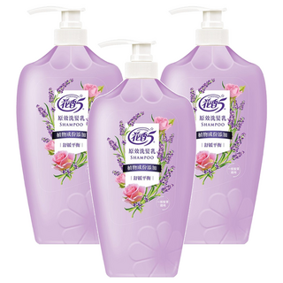 花香5 舒緩平衡洗髮乳 薰衣草玫瑰, 1.1kg, 3瓶