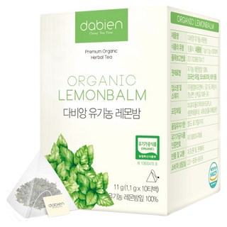 다비앙 유기농 레몬밤, 1.1g, 10개입, 1개