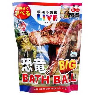 nol 恐龍暴龍沐浴球 玩具內附 適合12歲以上, 180g, 1個
