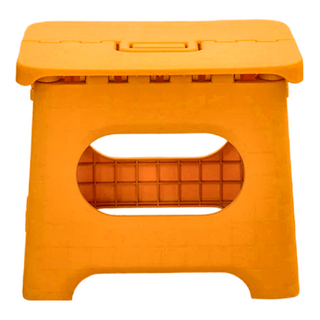 BH234 摺疊小板凳 PP材質 大號26x22x20cm, 楓葉黃色, 1個