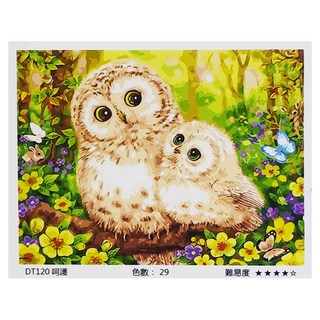 ArtLife 藝術生活 數字油畫 DIY DT120 50 x 40cm, 呵護 白色, 1組