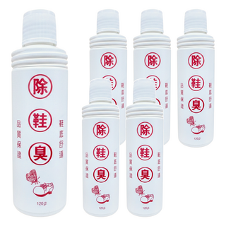 FOOTMATES 足之伴 除鞋臭, 120g, 6瓶