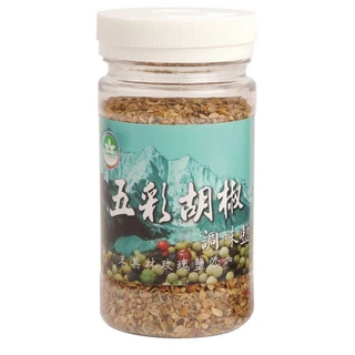 Longyes 隆一 五彩胡椒調味鹽 140g 喜馬拉雅山玫瑰鹽添加, 1罐
