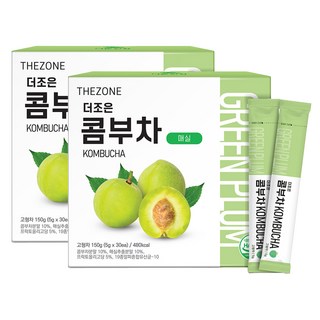 Better Health 康普茶沖泡飲 青梅口味, 5g, 2盒, 30條