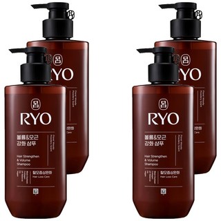 RYO 呂 豐盈強韌髮根香氛洗髮精 木質調麝香, 480ml, 4瓶